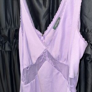 wild fable Lavender Lace-Trim Slip